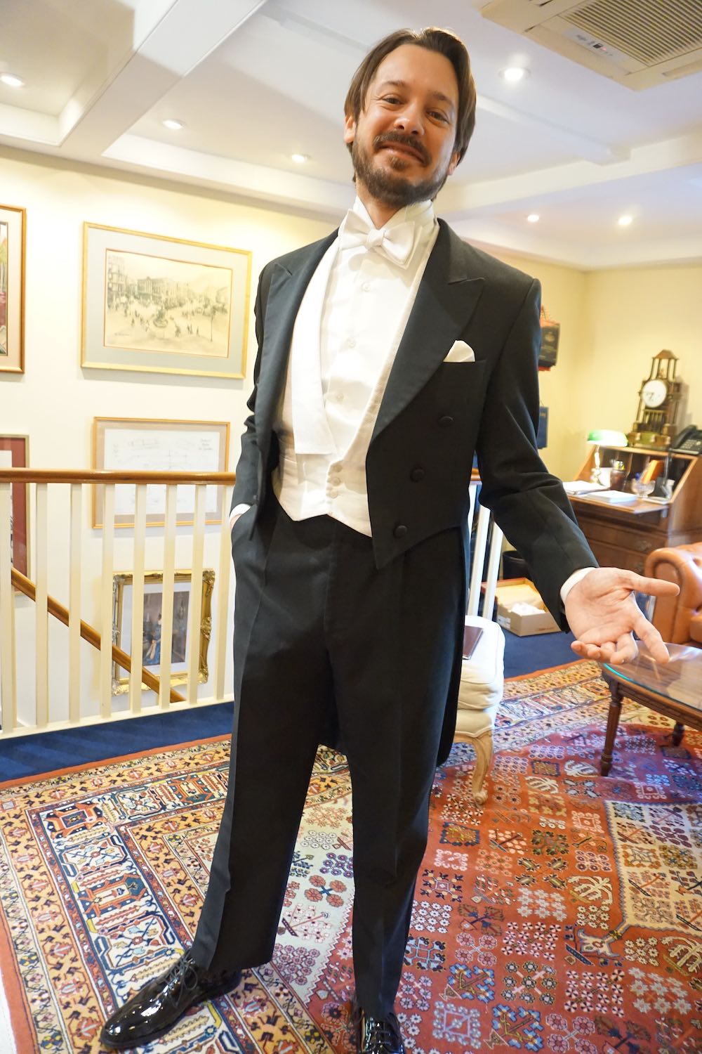 Mr Taylor In His Hired Wedding Suit